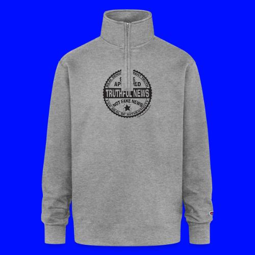 Truthful News FCC Seal - Champion Unisex 1/4 Zip Pullover Sweatshirt