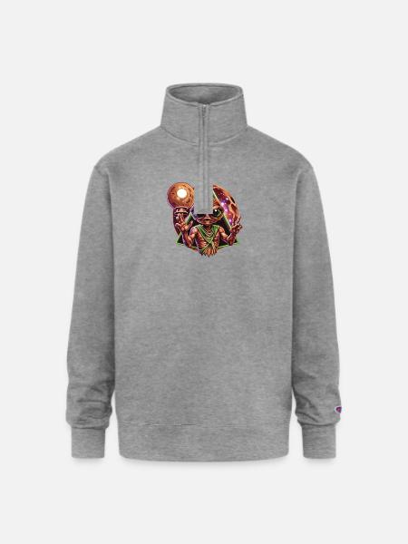 IlluminET10 - Champion Unisex 1/4 Zip Pullover Sweatshirt - heather gray