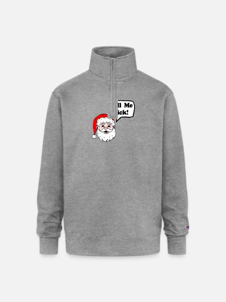 Call Me Nick - Champion Unisex 1/4 Zip Pullover Sweatshirt - heather gray
