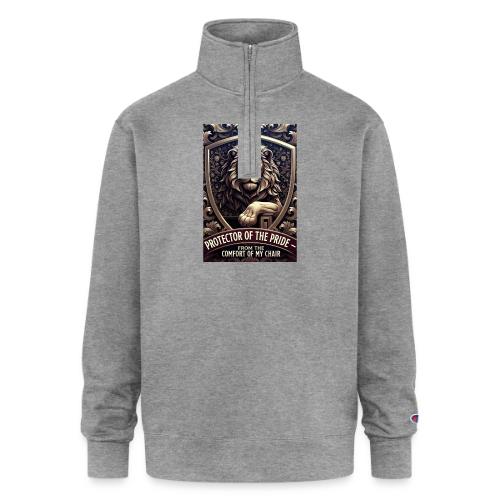 Lion King T Shirt, Funny Low-Effort Father Gift - Champion Unisex 1/4 Zip Pullover Sweatshirt