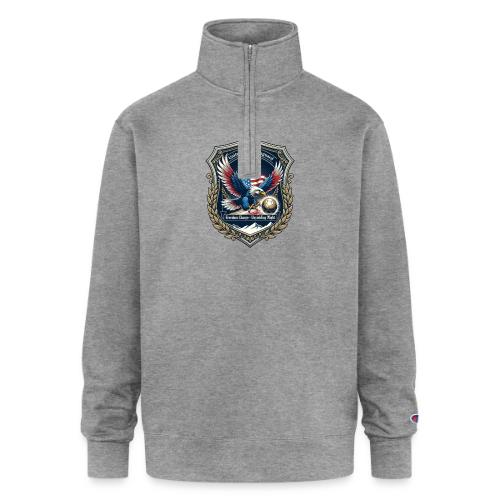 USA Eagle Vanguard T-Shirt,American Flag PrideGift - Champion Unisex 1/4 Zip Pullover Sweatshirt