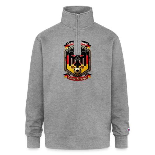 Germany Eagle Power T-Shirt, Flag Pride Gift - Champion Unisex 1/4 Zip Pullover Sweatshirt