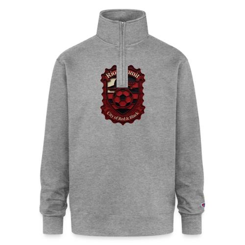 Flamengo Scarlet Summit T-Shirt, Football Gift - Champion Unisex 1/4 Zip Pullover Sweatshirt