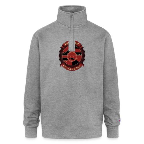 Flamengo Rio Coast T Shirt, Football Pride Gift - Champion Unisex 1/4 Zip Pullover Sweatshirt