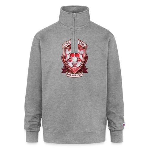 Liverpool Tide T Shirt, Soccer City Pride Gift - Champion Unisex 1/4 Zip Pullover Sweatshirt