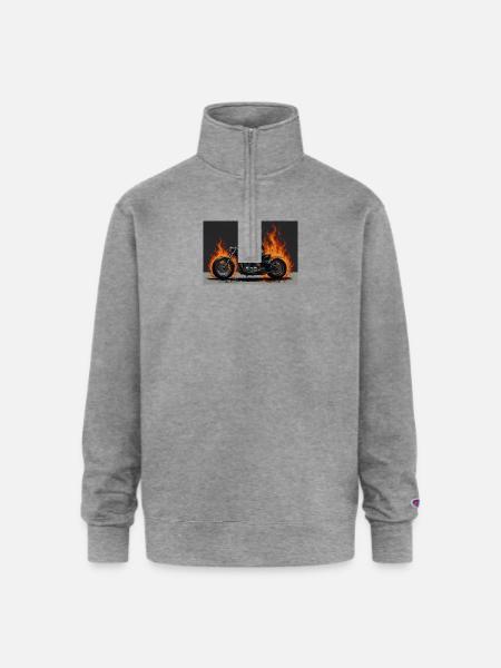 New collection - Champion Unisex 1/4 Zip Pullover Sweatshirt - heather gray
