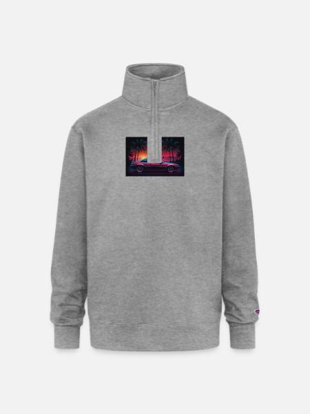New collection - Champion Unisex 1/4 Zip Pullover Sweatshirt - heather gray