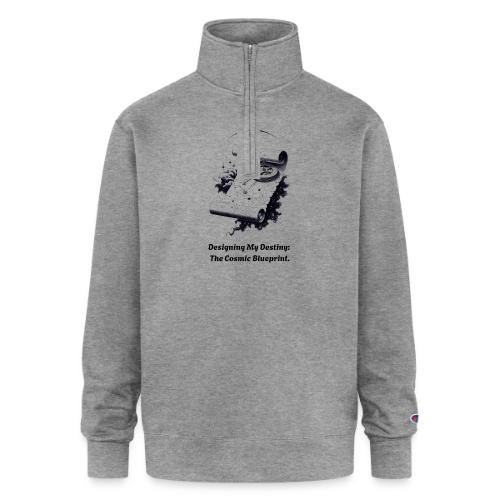 Cosmic Blueprint T-Shirt - Champion Unisex 1/4 Zip Pullover Sweatshirt