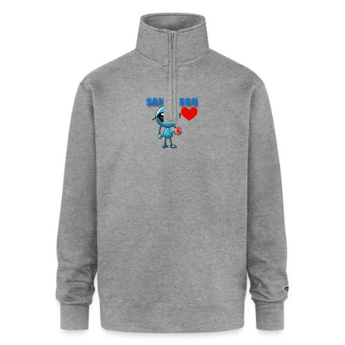 Smoon City_San Diego - Champion Unisex 1/4 Zip Pullover Sweatshirt