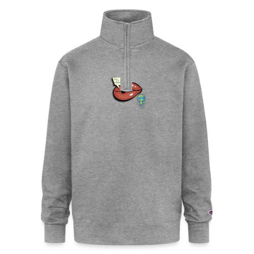 Smoon City_I wear lipstick - Champion Unisex 1/4 Zip Pullover Sweatshirt