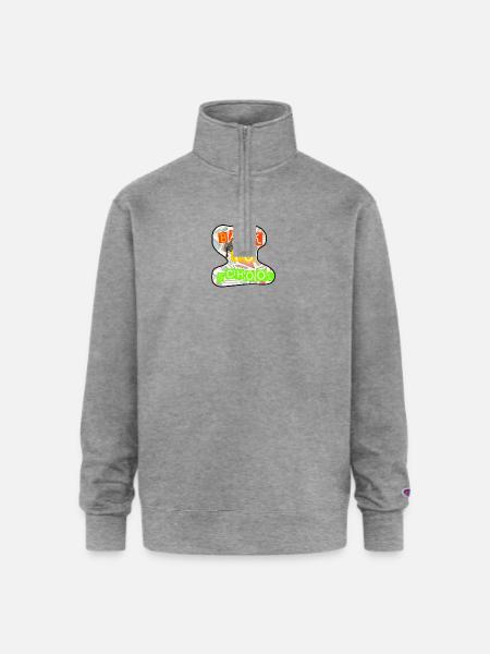 Back to school  - Champion Unisex 1/4 Zip Pullover Sweatshirt - heather gray
