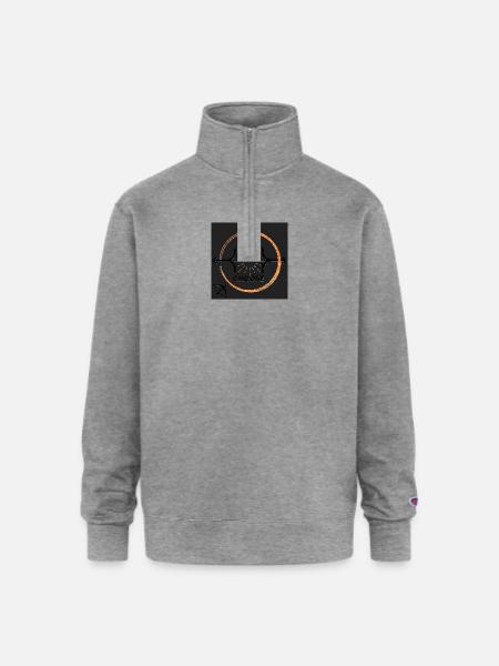 Choose Your Path Emblem - Champion Unisex 1/4 Zip Pullover Sweatshirt - heather gray
