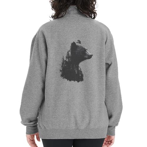 Forest Within the Bear - Champion Unisex 1/4 Zip Pullover Sweatshirt