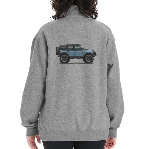 Bronco Solo - Champion Unisex 1/4 Zip Pullover Sweatshirt