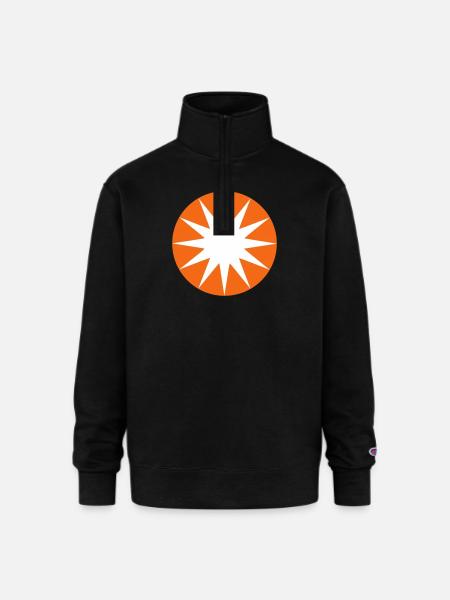Arcturus Gate - Champion Unisex 1/4 Zip Pullover Sweatshirt - black