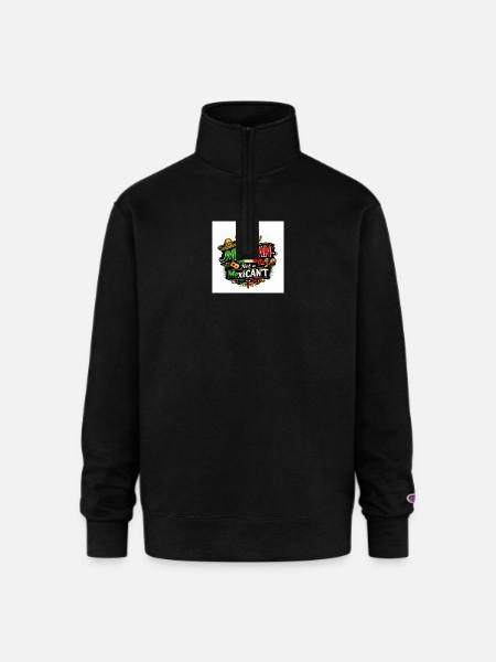 I'm a MexiCAN! - Champion Unisex 1/4 Zip Pullover Sweatshirt - black