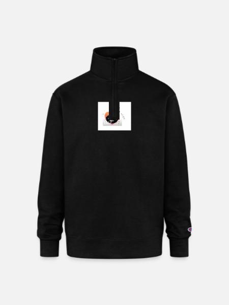 page 5 - Champion Unisex 1/4 Zip Pullover Sweatshirt - black