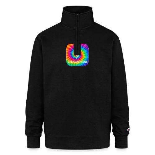 Logo - Champion Unisex 1/4 Zip Pullover Sweatshirt