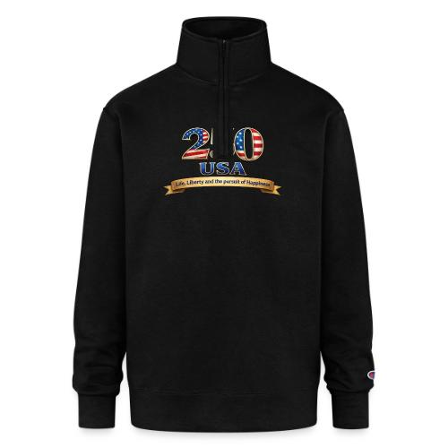 250 USA Liberty Banner - Champion Unisex 1/4 Zip Pullover Sweatshirt
