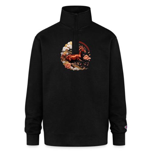 Year of the Horse T Shirt, Lunar New Year Gift - Champion Unisex 1/4 Zip Pullover Sweatshirt