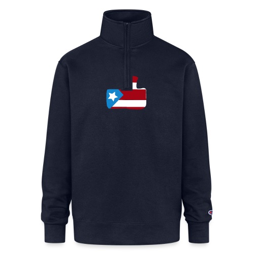 Puerto Rico Like It - Champion Unisex 1/4 Zip Pullover Sweatshirt