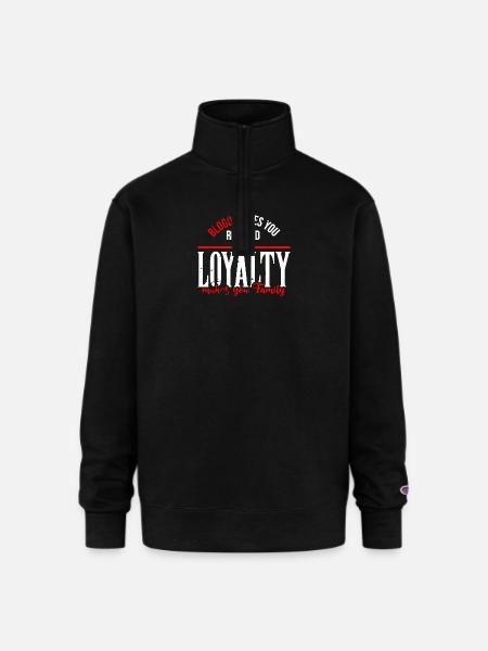 Makes Family - Champion Unisex 1/4 Zip Pullover Sweatshirt - black