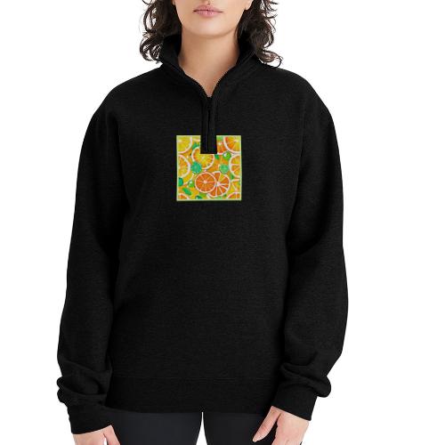 Vibrant Citrus Medley - Fresh & Juicy Slices - Champion Unisex 1/4 Zip Pullover Sweatshirt