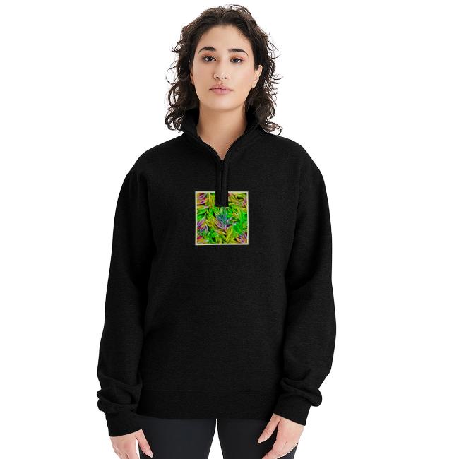 Vibrant Plant Strokes Design