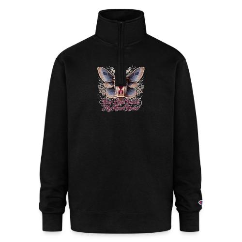 Your Light Guides My Heart HomeGifts T-Shirt - Champion Unisex 1/4 Zip Pullover Sweatshirt