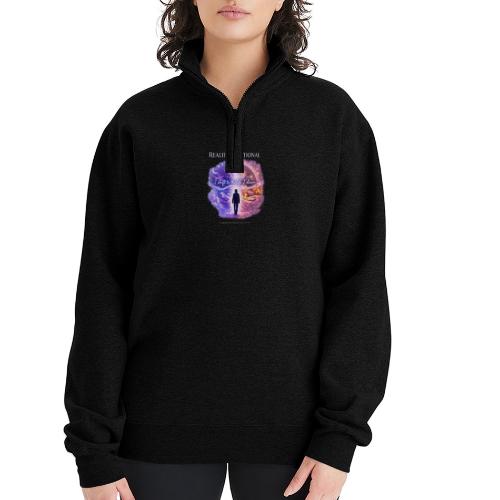 Reality Is Optional Cosmic Reality Shifting Portal - Champion Unisex 1/4 Zip Pullover Sweatshirt
