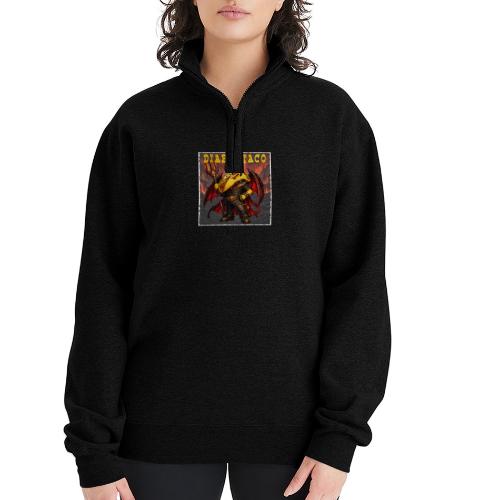 The Diablo Taco Spicy Demon Character - Champion Unisex 1/4 Zip Pullover Sweatshirt