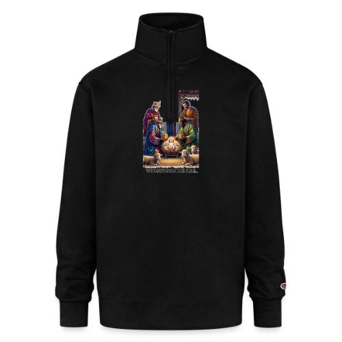Three Wise Men T-Shirt - Champion Unisex 1/4 Zip Pullover Sweatshirt