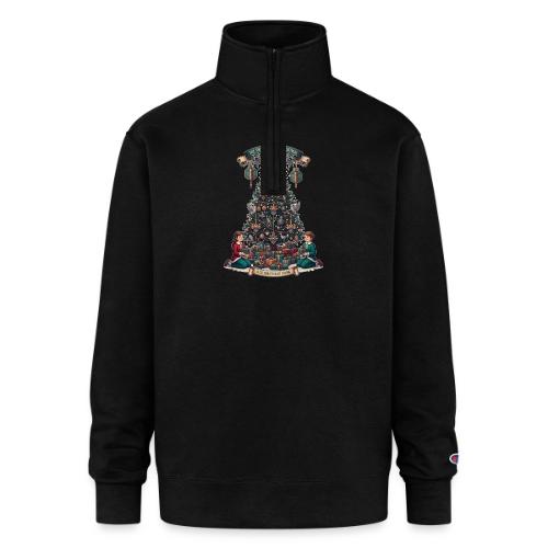 Twelve Days of Christmas T-Shirt - Champion Unisex 1/4 Zip Pullover Sweatshirt