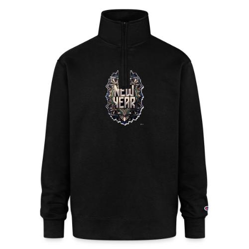 Evergreen New Year T-Shirt - Champion Unisex 1/4 Zip Pullover Sweatshirt