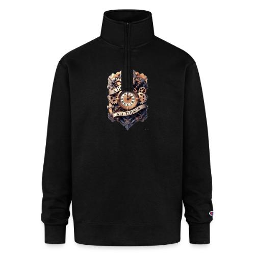Ornate Clockwork T-Shirt - Champion Unisex 1/4 Zip Pullover Sweatshirt
