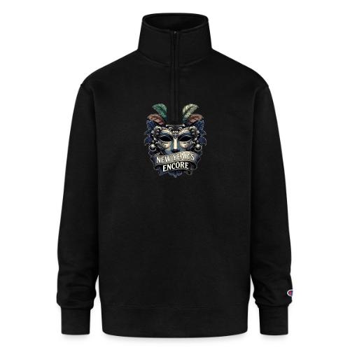 Masquerade Mask T-Shirt - Champion Unisex 1/4 Zip Pullover Sweatshirt