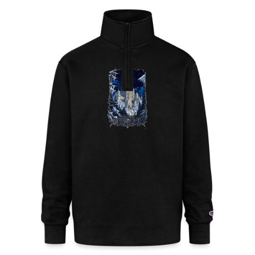 Celestial Winter Temple T-Shirt - Champion Unisex 1/4 Zip Pullover Sweatshirt