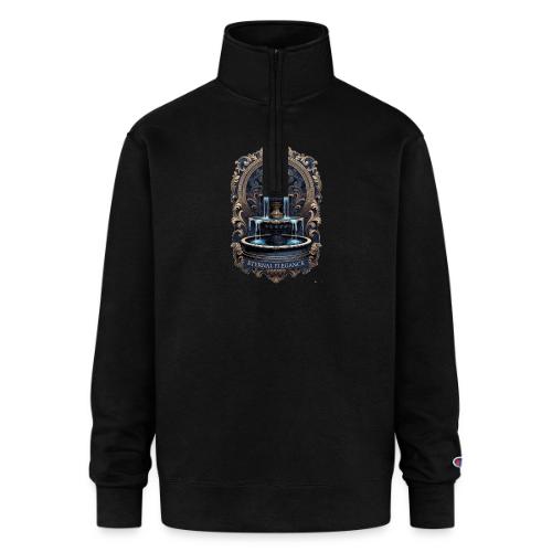 Gilded Baroque Fountain T-Shirt - Champion Unisex 1/4 Zip Pullover Sweatshirt