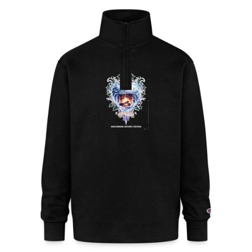 Imbolc Candle Veil T-Shirt | Veiled Rebirth - Champion Unisex 1/4 Zip Pullover Sweatshirt