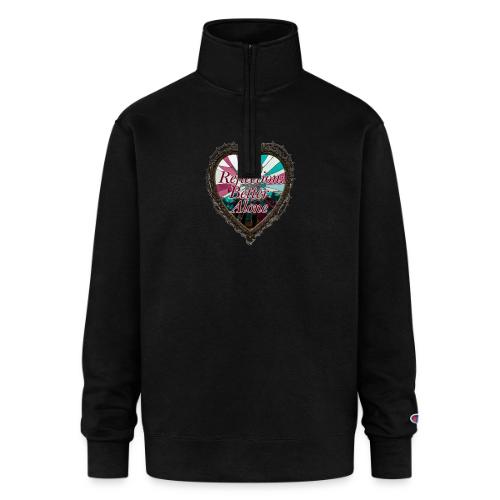 Reflection: Better Alone T-Shirt - Champion Unisex 1/4 Zip Pullover Sweatshirt