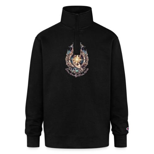 You Are My True North Celestial Compass T-Shirt - Champion Unisex 1/4 Zip Pullover Sweatshirt