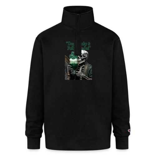 Lucky Skeleton Stout T-Shirt - Champion Unisex 1/4 Zip Pullover Sweatshirt