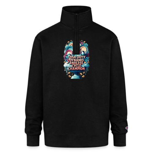 Dish Duty Dynamo T Shirt, Endless Cycle Champion - Champion Unisex 1/4 Zip Pullover Sweatshirt