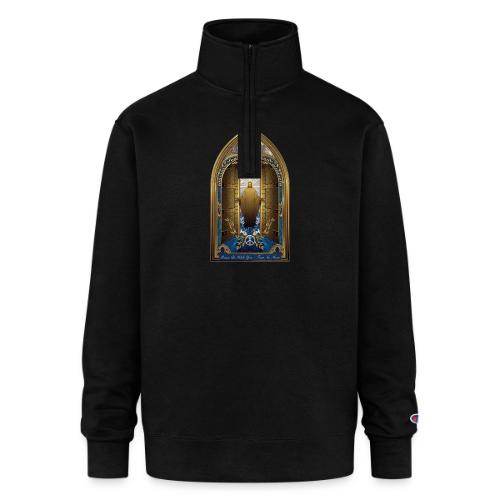 Easter Peace Be With You Locked Doors T Shirt,Gift - Champion Unisex 1/4 Zip Pullover Sweatshirt