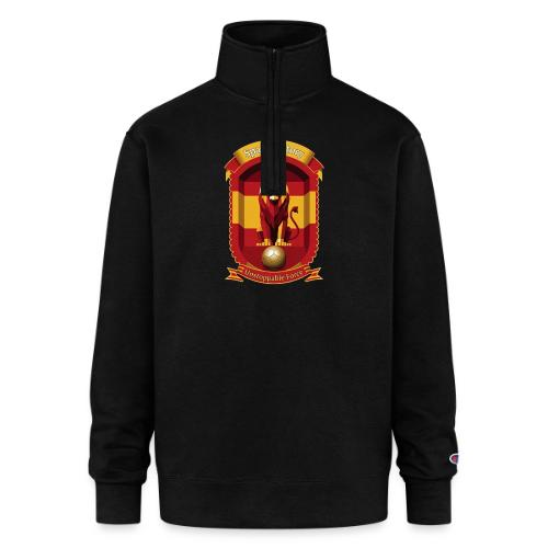 Spain Lion Victory T-Shirt, Flag Pride Crest Gift - Champion Unisex 1/4 Zip Pullover Sweatshirt