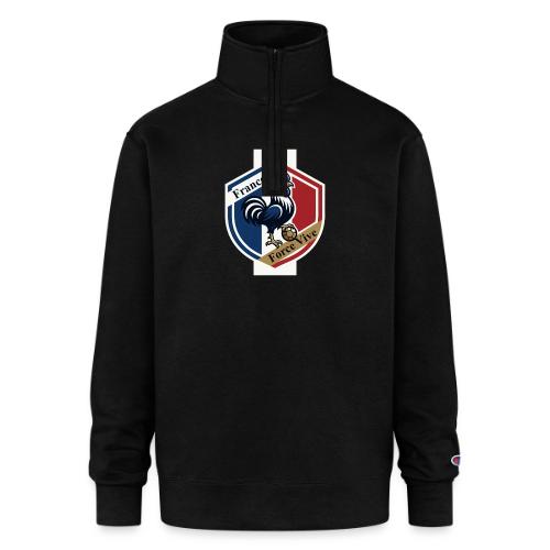 France Rooster T-Shirt, Bleu-Blanc-Rouge gift - Champion Unisex 1/4 Zip Pullover Sweatshirt