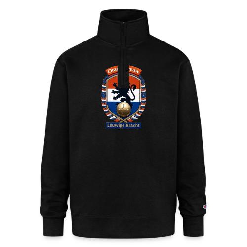 Netherlands Lion Premium T-Shirt, Dutch Flag Gift - Champion Unisex 1/4 Zip Pullover Sweatshirt