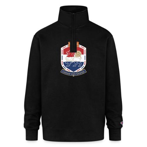 Netherlands Lion Crest T-Shirt, Dutch Badge Gift - Champion Unisex 1/4 Zip Pullover Sweatshirt