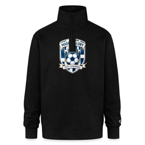 Madrid Skyline Glory T Shirt, Madrid Fan Gift - Champion Unisex 1/4 Zip Pullover Sweatshirt