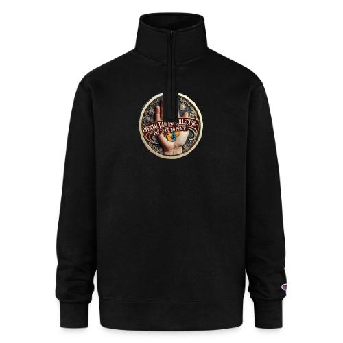 Dad Tax Collector Medallion T Shirt - Champion Unisex 1/4 Zip Pullover Sweatshirt